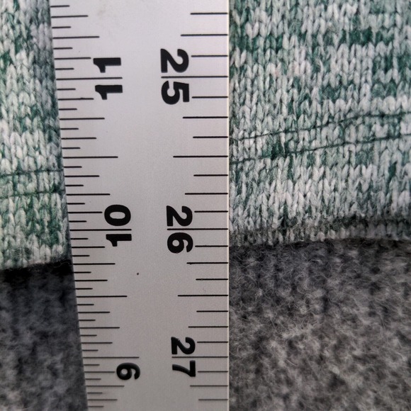 Stan Herman Men's Full Zip Fleece Jacket Green Heathered Size XL 100% Polyester - Picture 9 of 12